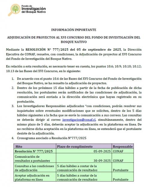 Res. XVI Concurso